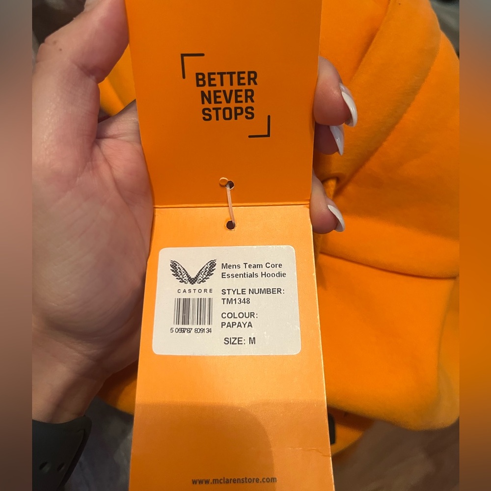 Brand New with tag Formula One Mclaren hoodie